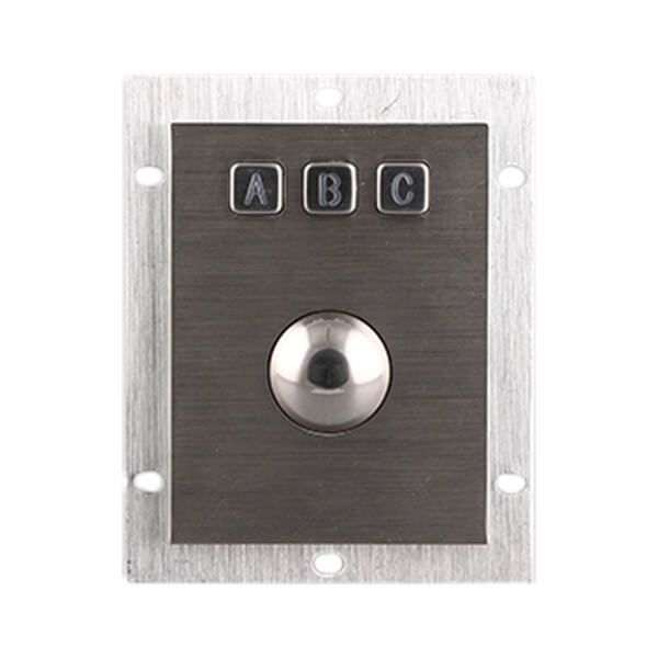 Waterproof trackball Keypad Stainless Steel Industrial Keypad for access control system