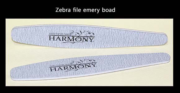 Zebra nail file.(Emery board)