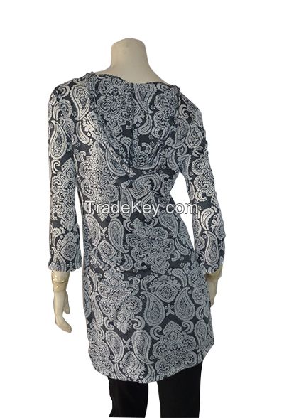 Ladies printed fashion dress