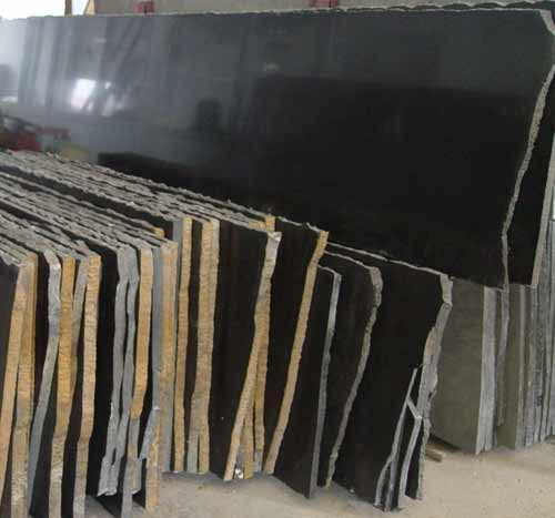 Mongolia Black stone granite tiles