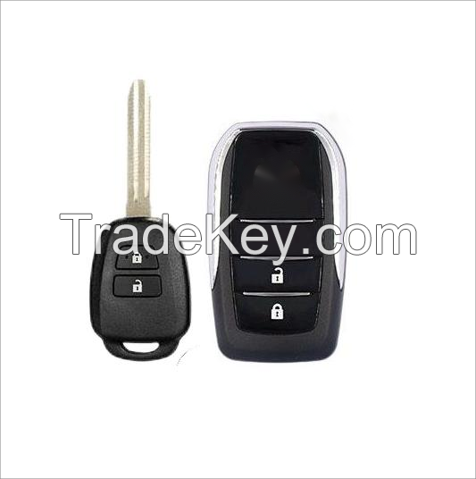 Auto key 3 button smart car keys modified remote control folding car key shell replacement for TOYOTA