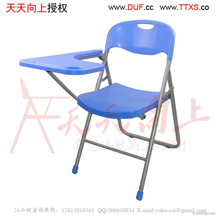 New folding Writing Chair of Student Big Tablet Arm Chair College Sket