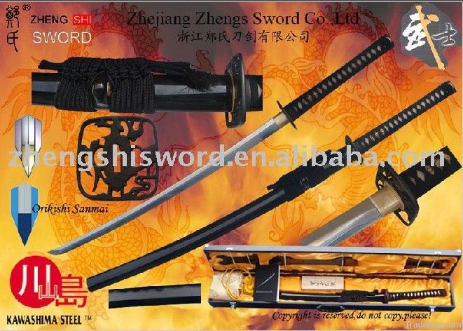 Handmade Sanmai Samurai Sword