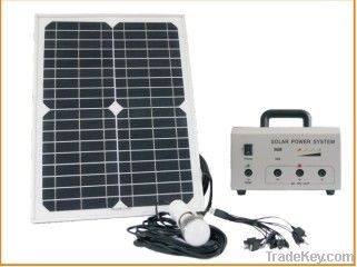 10W  Mobile solar LED lighting system