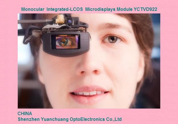 Monocular  Integrated-LCOS  Microdisplays  YCTVD922