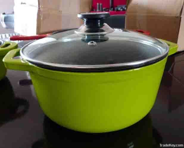 cast iron enamel cookware