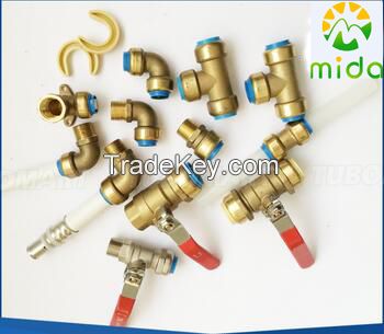 brass fittings for PEX pipes