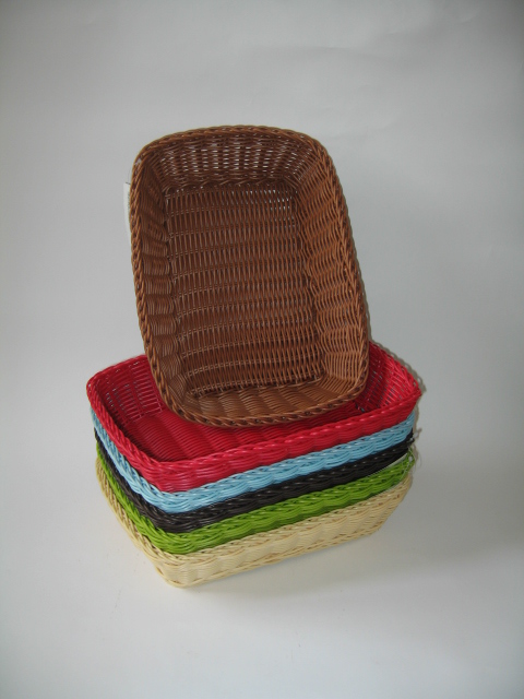 PP Hand-woven Basket, Rectangular