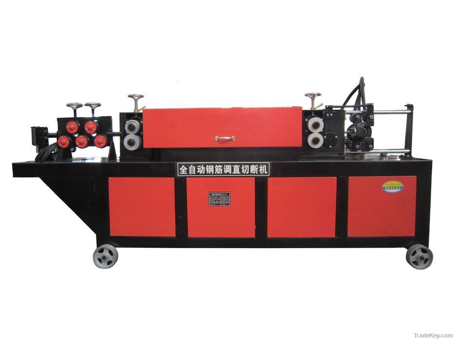 hydraulic steel bar straightening and cutting machine