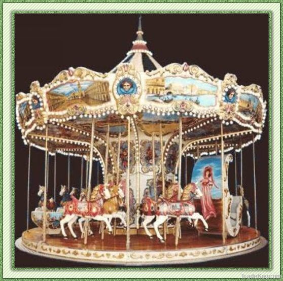 2011 hot selling amusement ride carousel (merry go round , roundabout)