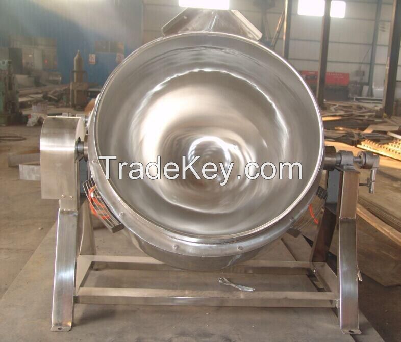 stainless steel eleectric/gas/steam cooking double Jacket kettle