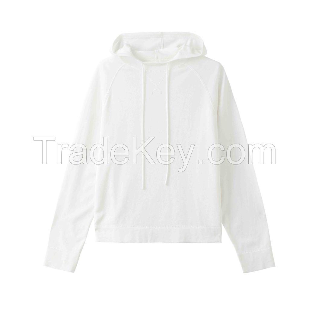 2026 Lady's Lyocell Sweater Hooded Knit Pullover