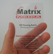 Transparent Plastic Cards