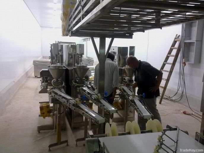 Surimi crab meat production line