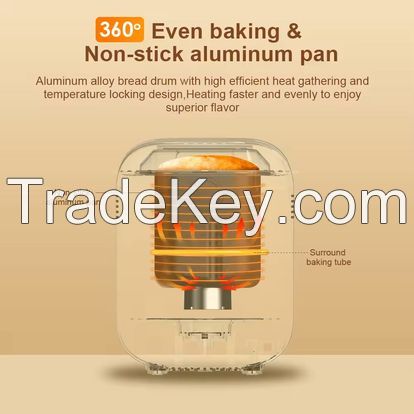 Hot selling High quality 1Lb 1.5Lb capacity household automatic electric bread maker for home bread maker