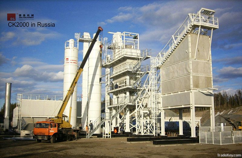 160t/H Container Asphalt Mixing Plant (Russia)