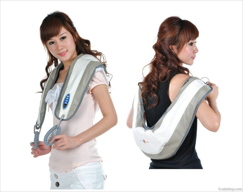 NECK AND SHOULDER TAPPING MASSAGER BELT