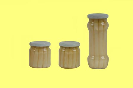 canned white asparagus