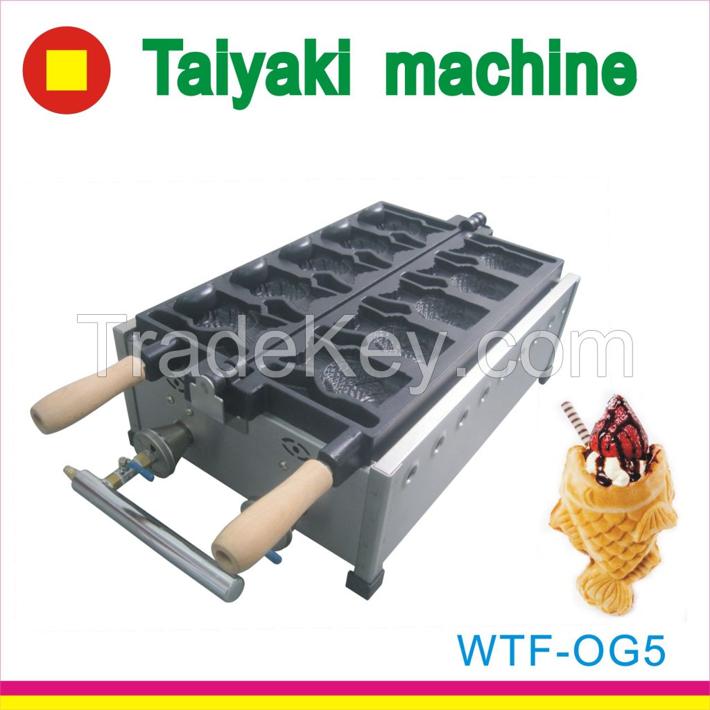 open mouth taiyaki maker/ice cream filling machine/taiyaki maker with ice cream/taiyaki maker with ice cream filling/