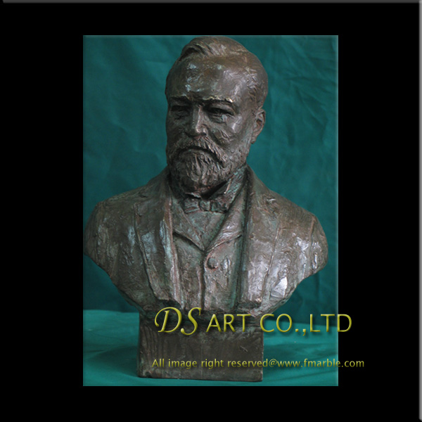 bronze bust , brass statue, custom from photos