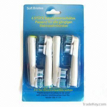 Electric Toothbrush with Dual Clean Toothbrush Head, Measures 70 x 20m