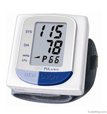 Wrist blood pressure monitor