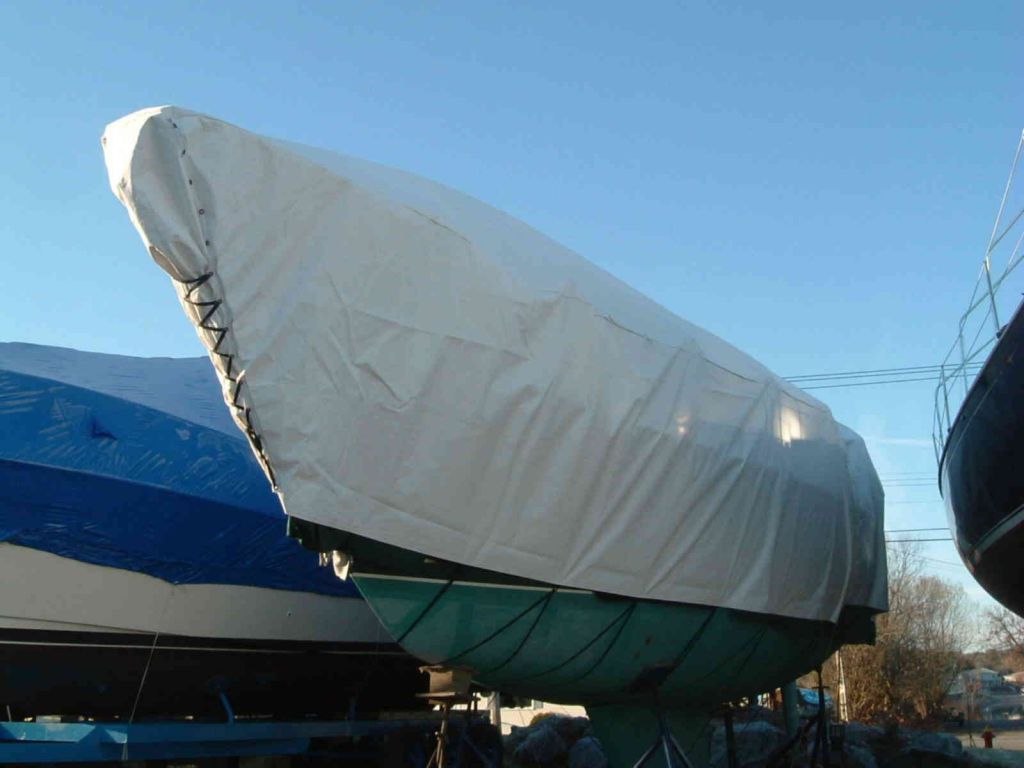 Custom Made PVC / PU Coated Boat Cover