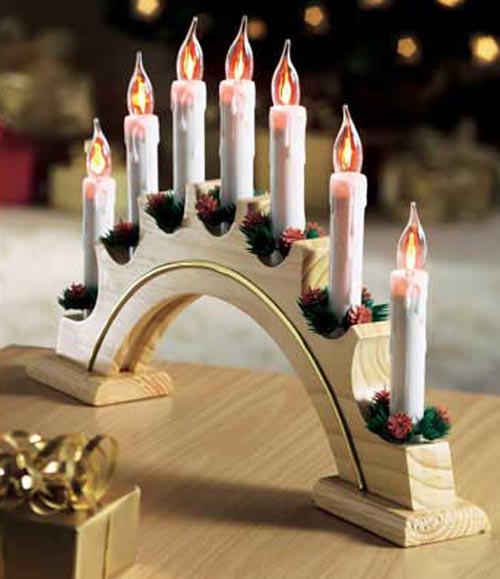 Flickering Candle Arch,christmas lights