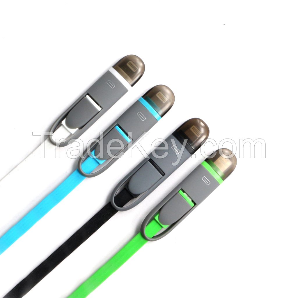 iphone and SAMSUNG 2 in1 cable