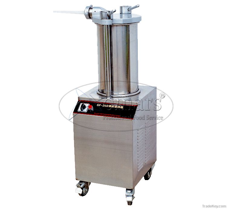 Hydraulic sausage stuffer/filler