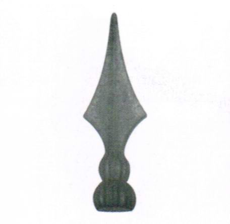 Wrought Iron Spearhead