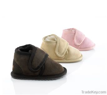 100% Eco-friendly baby&amp;child sheepskin shoes sheepskin boots