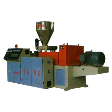 Conical Twin Screw Plastic Extruder machine