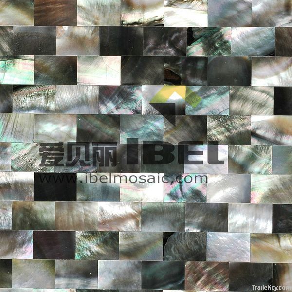 Black Lip mother of pearl (mop) shell mosaic tiles for wall and floor