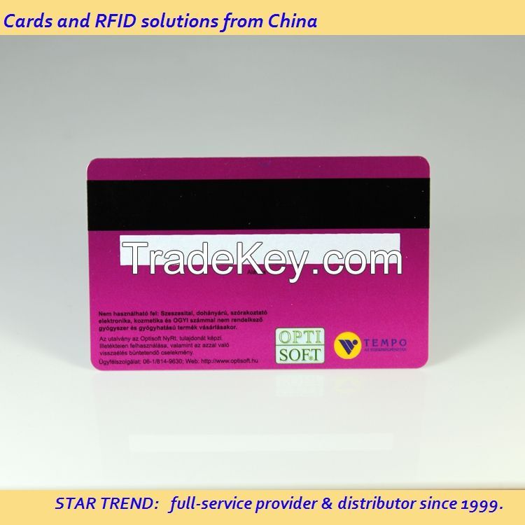 ST-16002 | Magnetic Stripped Hotel Key Card | Plastic Key Card