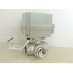 3 way L type Motorized Wall Valve