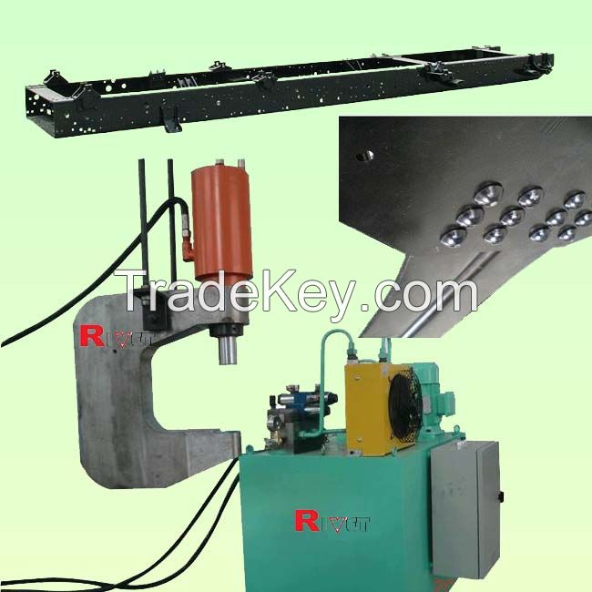 chasiss riveting machine, haning riveting machine, portable riveter