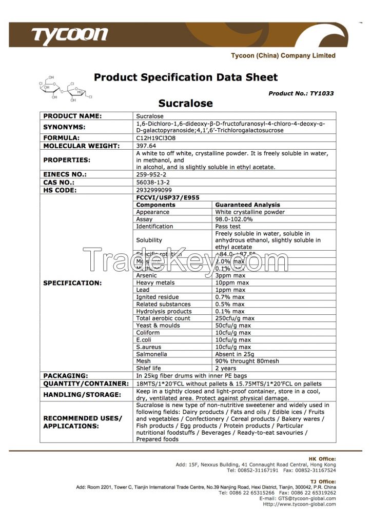 Sucralose