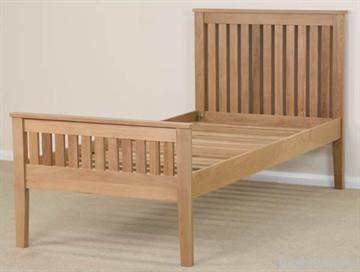 Solid oak bed