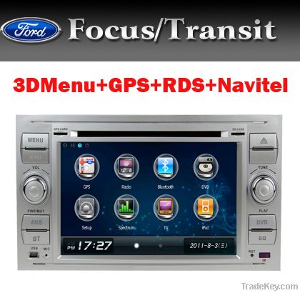 Car DVD Players for Ford Focus Kuga Transit with GPS BT Radio TV USB