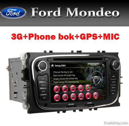 7&quot;Double din Car DVD for Ford Mondeo S max Focus with 3G GPS TV IPO