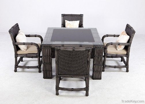 Rattan Dining Chair Set