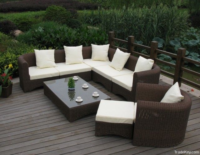 Outdoor Rattan Sofa Set