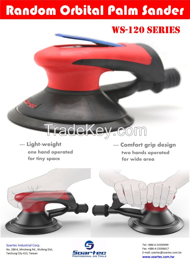 Taiwan Air Tools, Pneumatic Tools Random Orbital Palm Sander