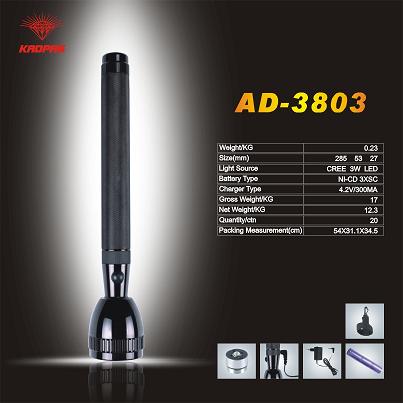 led rechargeable flashlight