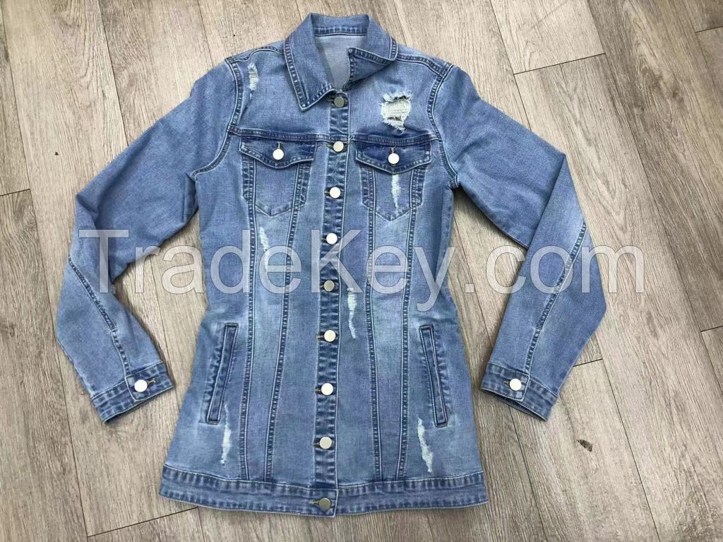 Ladies fashion denim jacket