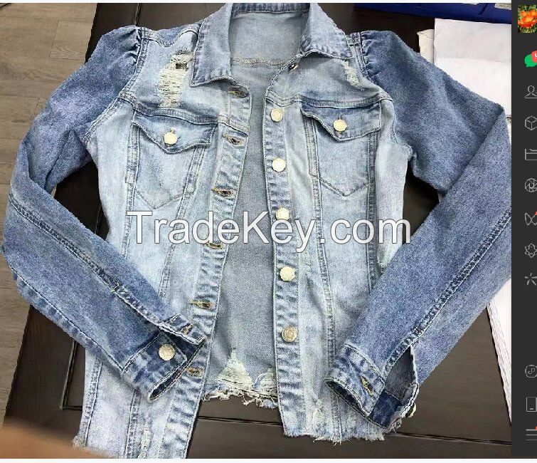 Ladies fashion denim jacket