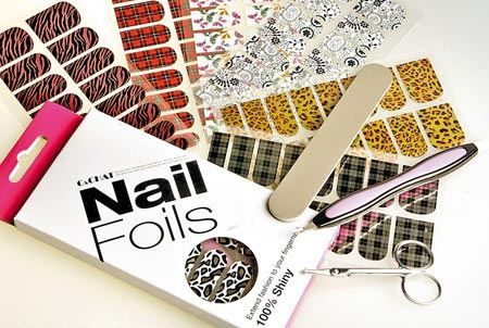 Nail art foil, Nail art transfer foil