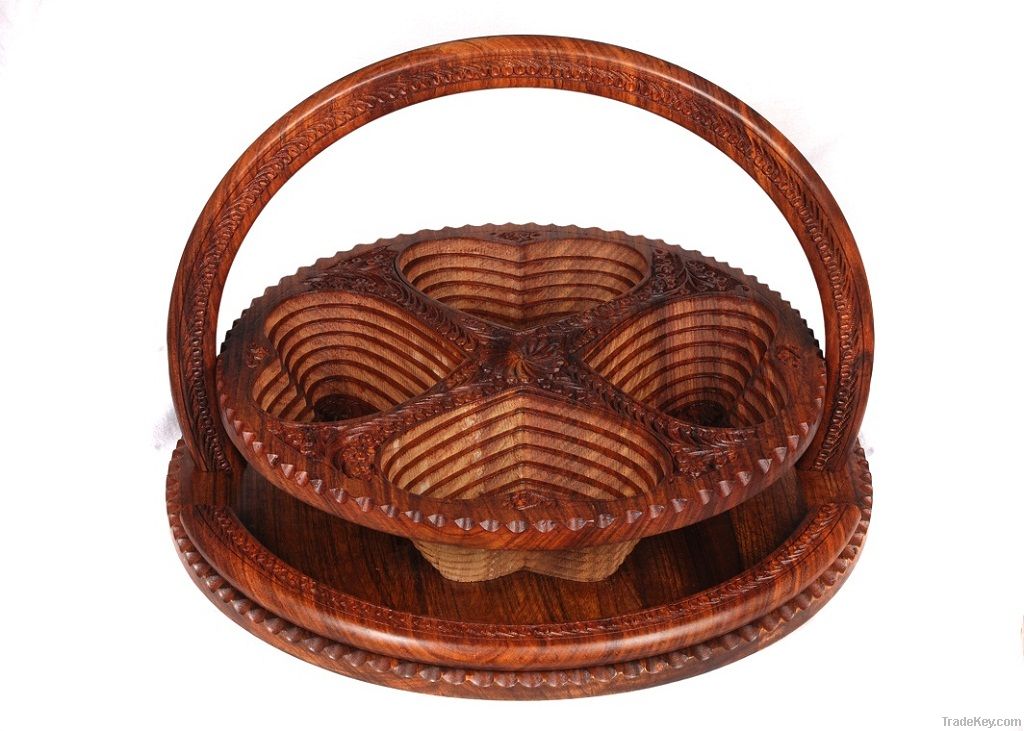 Wooden Fruit Basket