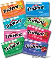 Trident, Dentyne, Chiclets, Halls, Bubblicious